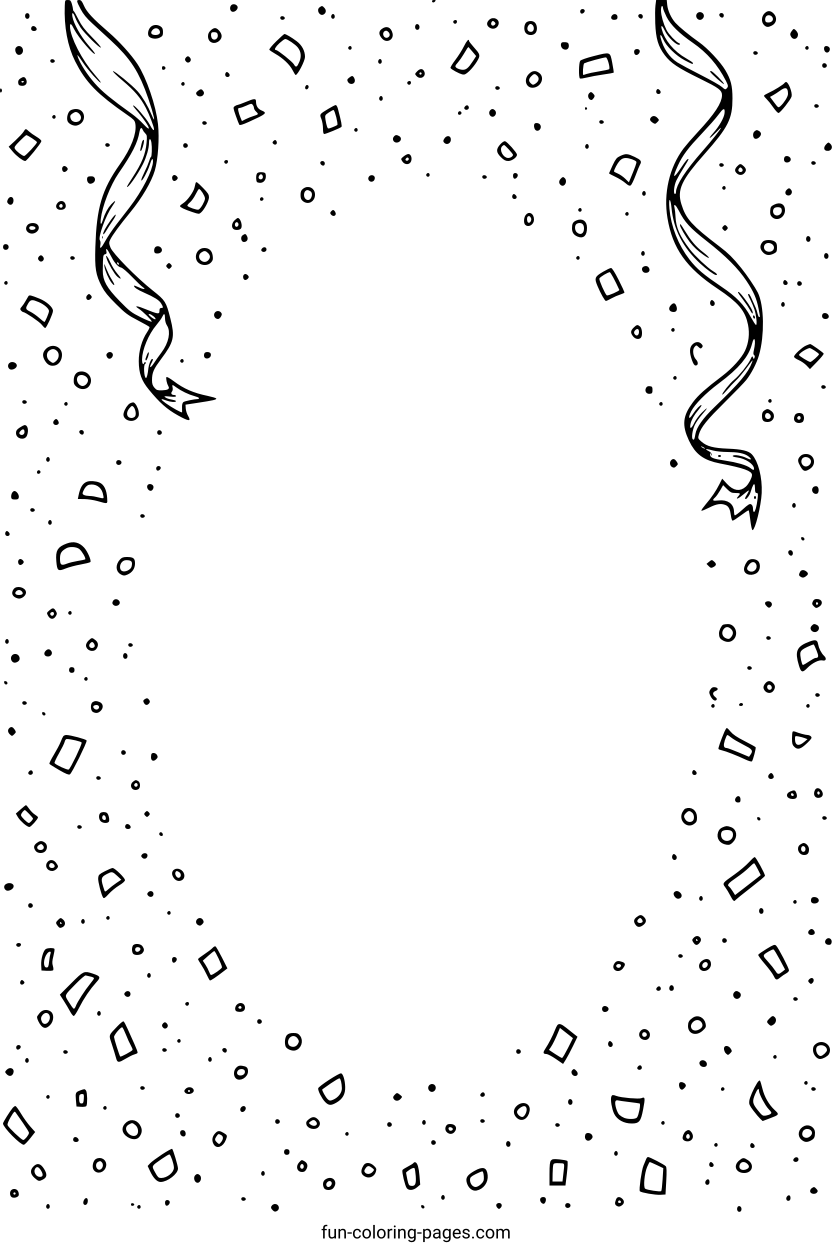 Festive Party Hairdos – free printable coloring page, available as PDF and SVG