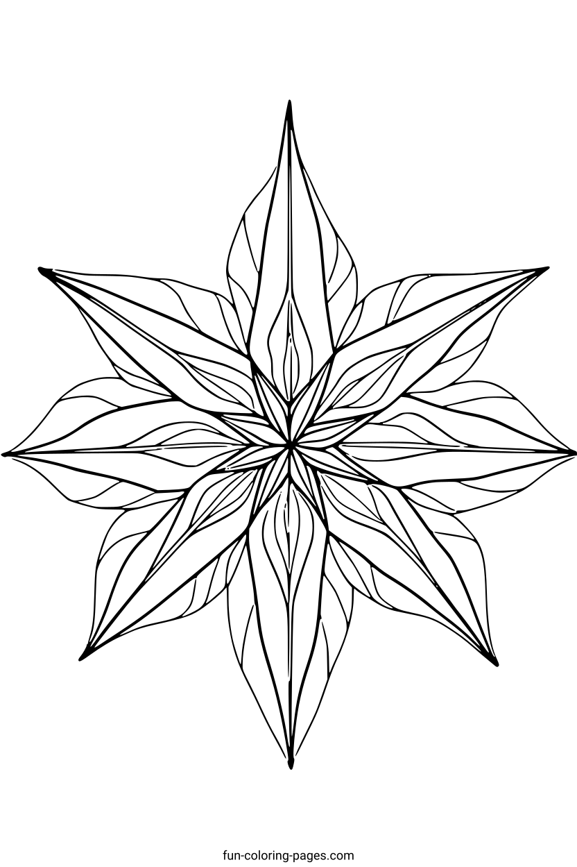 Intricate Floral Mandala – free printable coloring page, available as PDF and SVG